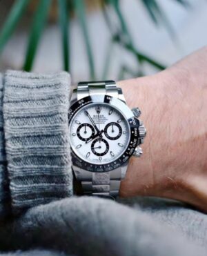 Rolex Silver Daytona Replica – Premium First Copy Watch