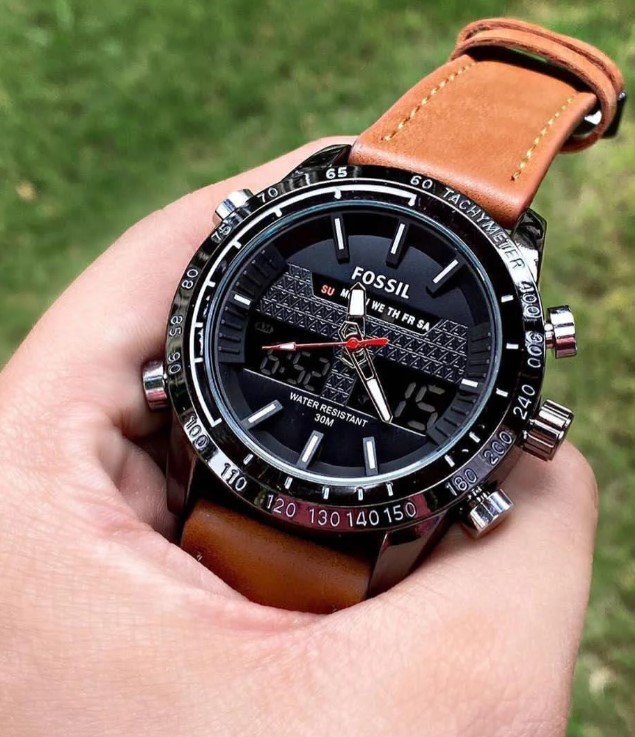 fossil 10 Fossil Digital-Analog Watch - Exclusive Quality